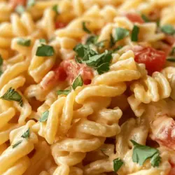 If you're on the hunt for a hearty and satisfying meal that pleases even the pickiest eaters, look no further than Cheesy Rotel Pasta with Ground Beef. This dish combines the rich flavors of seasoned ground beef, zesty Rotel tomatoes, and creamy cheeses, all enveloped in perfectly cooked pasta. It's the type of comfort food that warms your heart and fills your belly, making it an outstanding choice for family dinners, potlucks, or cozy nights in.