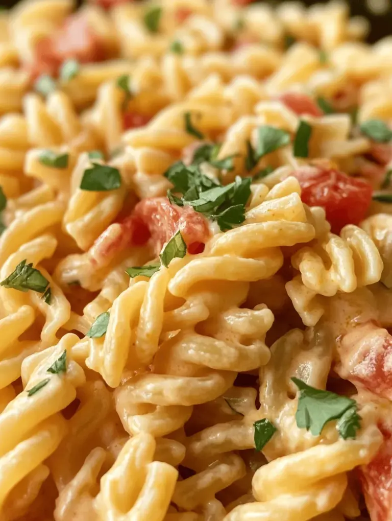 If you're on the hunt for a hearty and satisfying meal that pleases even the pickiest eaters, look no further than Cheesy Rotel Pasta with Ground Beef. This dish combines the rich flavors of seasoned ground beef, zesty Rotel tomatoes, and creamy cheeses, all enveloped in perfectly cooked pasta. It's the type of comfort food that warms your heart and fills your belly, making it an outstanding choice for family dinners, potlucks, or cozy nights in.