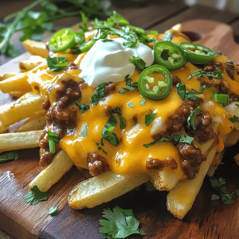 In the world of comfort food, few dishes bring as much joy as a plate of fries. Whether enjoyed as a snack, a side dish, or the star of a casual meal, fries have a universal appeal that transcends borders and cultures. They can be dressed up in countless ways, but one concoction that stands out is Cheesy Chili Delight Fries. This indulgent dish perfectly marries the crispy, golden texture of fries with the rich, savory flavors of chili and melted cheese.