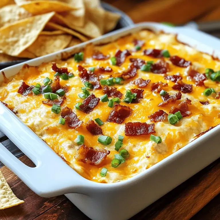 If you're on the hunt for a dish that guarantees to be the star of any gathering, look no further than Sizzling Hot Bacon Cheese Dip. This rich, creamy, and utterly delicious dip is the ultimate comfort food, perfect for game days, parties, or cozy nights at home with friends and family. Its irresistible combination of flavors and textures makes it a must-try recipe that will have your guests coming back for more.