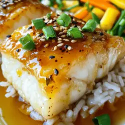 If you're looking to impress your family or guests with a dish that embodies both simplicity and flavor, look no further than ginger soy glazed cod. This delightful recipe combines the tender, flaky texture of cod with a savory-sweet marinade that bursts with flavor. The harmony of fresh ginger, garlic, and soy sauce creates an umami-rich experience that will awaken your taste buds and leave everyone asking for seconds.