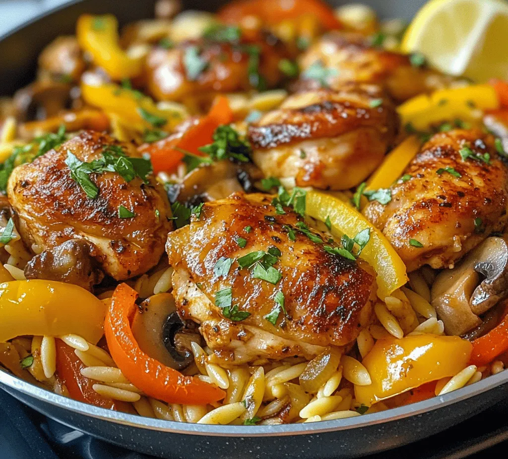 In the world of weeknight dinners, finding a recipe that balances flavor, ease, and health can sometimes feel like a daunting task. Enter Zesty Cajun Chicken Orzo, a vibrant dish that not only tantalizes your taste buds but also simplifies your cooking routine. This one-pan meal combines tender chicken thighs, hearty orzo pasta, and a medley of colorful vegetables, all infused with a delightful Cajun seasoning that brings a spicy kick to your plate. Perfect for busy families or anyone looking to spice up their dinner rotation, this recipe ensures you can serve a nutritious, satisfying meal without the fuss.