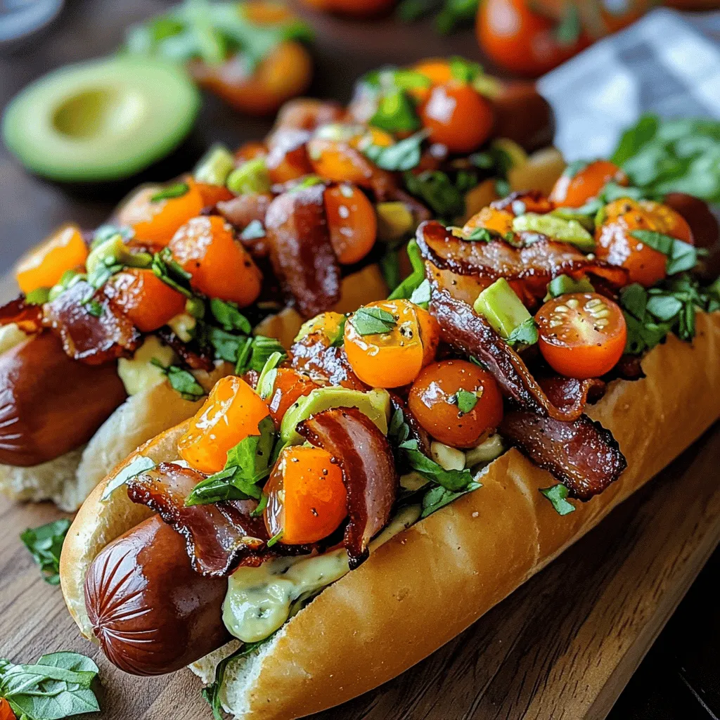 Hot dogs have long held a beloved place in American cuisine, celebrated for their convenience and versatility. Whether grilled at a summer barbecue, steamed at a ballpark, or sautéed for a quick weeknight meal, these savory sausages appeal to a wide range of palates. But what if we told you that you could elevate this classic comfort food to gourmet status? Enter the Gourmet BLT Hot Dog—a delightful fusion that combines the quintessential flavors of a BLT sandwich (Bacon, Lettuce, Tomato) with the satisfying crunch of a hot dog.