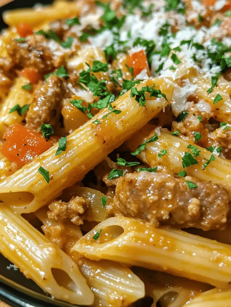 If you’re looking for a dish that combines comfort, flavor, and ease of preparation, look no further than the Easy and Delicious Creamy Cajun Sausage Pasta. This delightful meal is a fusion of creamy goodness and robust Cajun spices, making it a perfect choice for weeknight dinners or gatherings with friends and family. Whether you are a busy parent, a college student, or someone who simply enjoys a hearty meal without spending hours in the kitchen, this recipe checks all the boxes.