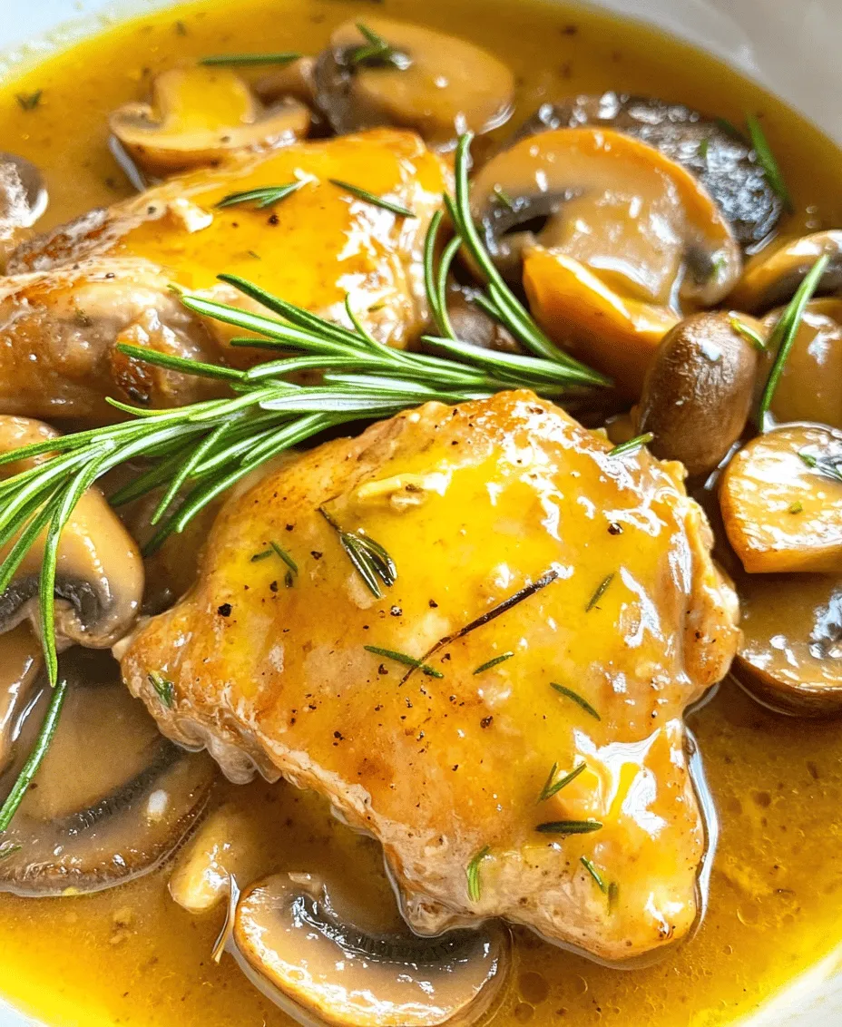 If you're seeking a dinner recipe that combines simplicity with gourmet appeal, look no further than Skillet Rosemary Chicken with Portabella Mushrooms. This dish features tender, juicy chicken thighs enriched with the earthy flavors of portabella mushrooms and the aromatic essence of fresh rosemary. It's not just a meal; it's an experience that transforms a regular evening into a culinary celebration.