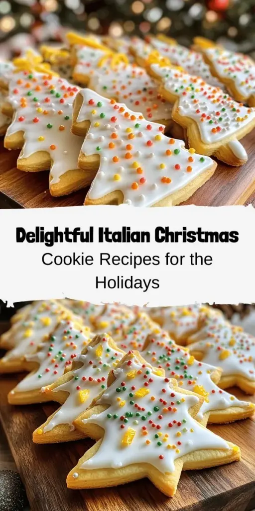 Embrace the joy of the holiday season with our Festive Italian Christmas Cookies recipe! Perfect for family gatherings, these colorful cookies capture the essence of Italian traditions and the warmth of togetherness. With delightful flavors and fun decorating options, they’re sure to be a hit during your celebrations. Gather your loved ones, roll up your sleeves, and create sweet memories! #ItalianCookies #ChristmasBaking #HolidayTraditions #BakingWithLove #FestiveTreats