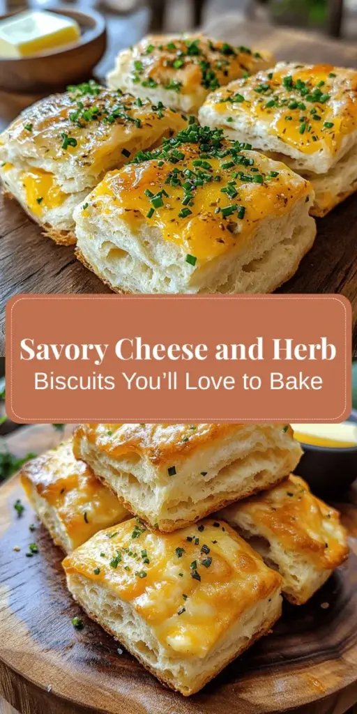 Discover the joy of baking with this savory cheese and herb biscuits recipe! Perfect for breakfast, a cozy brunch, or as an irresistible side dish, these biscuits feature a delightful blend of rich cheese and fresh herbs. With easy steps and simple ingredients, you can create warm, flaky biscuits that will impress your family and friends. Pair them with soups or enjoy them on their own! #Baking #ComfortFood #SavoryBiscuits #Homemade #RecipeIdeas #CheeseLovers #Herbs #Yummy