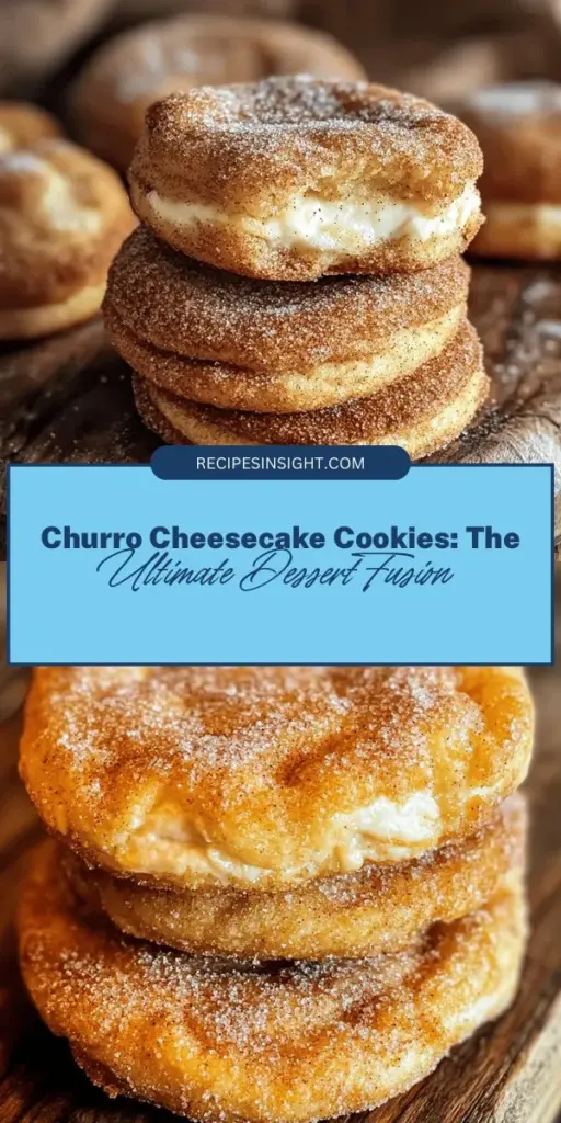 Discover the mouthwatering magic of churro cheesecake cookies! This delightful fusion dessert combines the warm, crispy flavor of churros with the creamy richness of cheesecake, all in a soft, chewy cookie. Perfect for gatherings or a cozy treat at home, these cookies come with a cinnamon-sugar coating that adds a deliciously crunchy finish. Follow our step-by-step recipe to impress your family and friends! #ChurroCheesecake #Cookies #Baking #DessertIdeas #FusionDessert