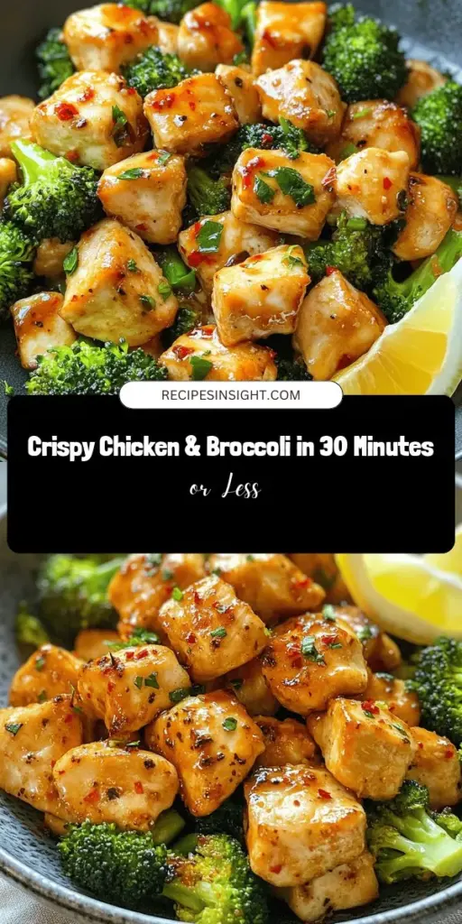 Discover the joy of cooking with this Crispy Air Fryer Chicken & Broccoli Delight! This quick and healthy recipe brings together tender, juicy chicken and vibrant broccoli, all cooked to crispy perfection in your air fryer. Enjoy a meal that's not only delicious but also packed with protein and nutrients, ready in just 30 minutes. Perfect for busy families or healthy eaters, it’s a guilt-free dish you’ll love! #AirFryerRecipes #HealthyEating #CrispyChicken #QuickMeals #BroccoliDelight #FamilyDinner