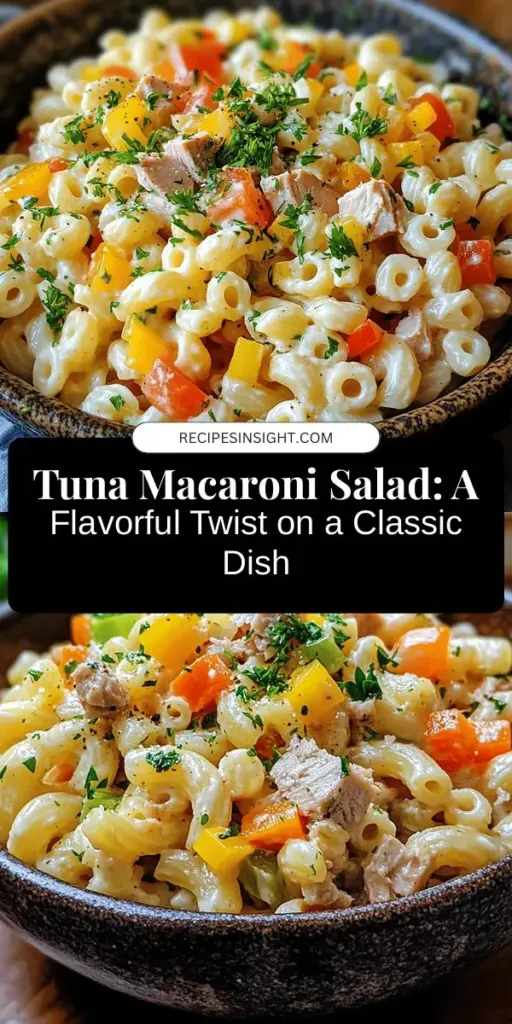 Discover the ultimate Tuna Macaroni Salad Extravaganza, a delightful dish that combines creamy, savory flavors with vibrant fresh vegetables! Perfect for picnics, potlucks, or family dinners, this guide explores the salad's origins, nutritional benefits, and customizable ingredients. From selecting the right macaroni to adding extra flair with herbs and spices, you'll create a show-stopping dish everyone will love! #TunaSalad #PastaSalad #CookingTips #HealthyEating #FoodLovers #RecipeIdeas #PicnicFood