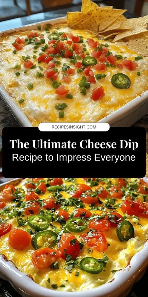 Get ready to impress at your next gathering with the cheese dip that will make you famous! This creamy, cheesy delight is perfect for any occasion, from game day to family events. Made with sharp cheddar, cream cheese, and fresh veggies, it's packed with flavor and easy to make. Your guests will keep coming back for more, earning you the title of Dip Master! Check out this easy recipe and never look back. #CheeseDip #PartyFood #GameDaySnacks #DipMaster #HomemadeDeliciousness