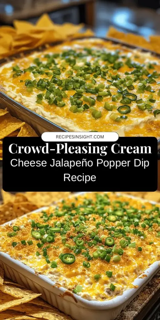 Looking to spice up your next gathering? Try this Cream Cheese Jalapeño Popper Bean Dip! It's a creamy, zesty blend of refried beans, cream cheese, sharp cheddar, and jalapeños that creates a mouthwatering experience perfect for any occasion. Easy to prepare in advance and bake before serving, this crowd-pleaser pairs beautifully with tortilla chips or fresh veggies. Bring the heat and flavor to your next event! #DipRecipe #PartyFood #GameDaySnacks #JalapeñoPopper #ComfortFood #Appetizers #VegetarianSnacks