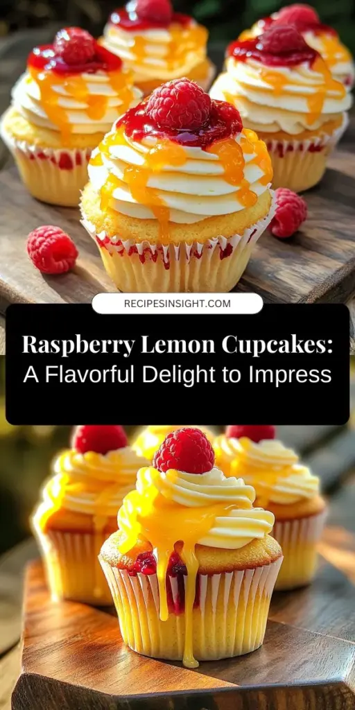 Satisfy your sweet tooth with these stunning Raspberry Lemon Heaven Cupcakes! Bursting with vibrant flavors and topped with creamy lemon frosting, these delightful treats are ideal for any celebration. Made with fresh raspberries and zesty lemon, they’re a refreshing dessert choice. Perfect for summer parties or cozy gatherings, they are sure to impress your guests. Try this recipe for a heavenly baking experience! #Cupcakes #Baking #Dessert #RaspberryLemon #SweetTreats #Yummy