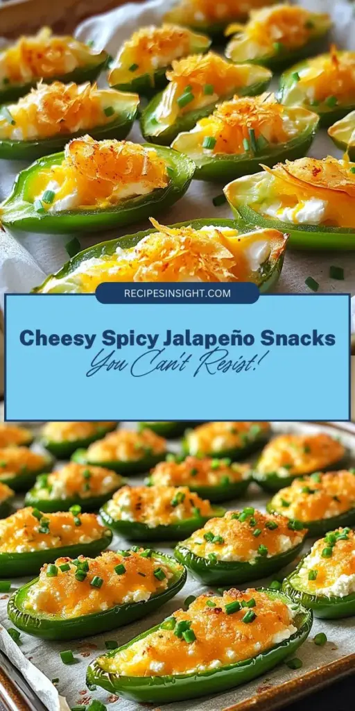 Discover the irresistible joy of spicy cheese-stuffed jalapeño snacks, perfect for any occasion! These flavorful bites combine creamy cheese, smoky bacon, and zesty jalapeños, creating a delightful experience for your taste buds. Ideal for game day gatherings or cozy evenings, your guests will be raving about these treats. Get ready to impress with this easy and delicious recipe! #jalapenos #snackrecipes #spicysnacks #partyfood #appetizers #cheesestuffed #homemade