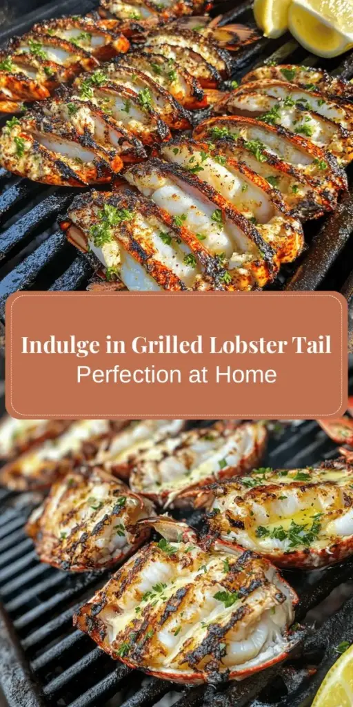 Indulge in the luxury of butterflied grilled lobster tails right at home! This simple yet impressive recipe takes fresh, high-quality lobster and pairs it with a rich garlic butter sauce for a gourmet dish that's perfect for any special occasion. Discover tips on selecting the best ingredients and perfecting your grilling technique to create a mouthwatering centerpiece that will wow your guests. Elevate your next BBQ with this culinary delight! #LobsterTail #Grilling #SeafoodLovers #CulinaryDelight #GourmetCooking #SummerBBQ #HomeCooking