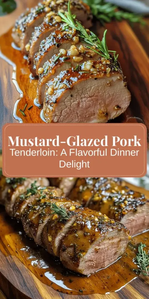 Discover a delicious way to cook pork tenderloin with this savory mustard-glazed recipe. The perfect balance of tangy mustard and sweet honey creates a flavorful glaze that enhances the meat's natural tenderness. Ideal for family dinners or special occasions, this dish is both impressive and easy to prepare. Pair it with roasted vegetables or creamy mashed potatoes for a complete meal. Try it out! #PorkTenderloin #MustardGlaze #EasyRecipes #DinnerIdeas #HomeCooking #SavoryDishes