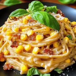 Parmesan Corn Bacon Pasta is a culinary delight that brings together the richness of creamy sauces, the savory notes of crispy bacon, and the natural sweetness of fresh corn. This dish has gained popularity for its comforting flavors and versatility, making it an ideal choice for both casual weeknight dinners and special occasions. The appeal lies not only in its taste but also in its simplicity; with just a handful of ingredients, you can create a meal that feels indulgent without requiring hours in the kitchen.