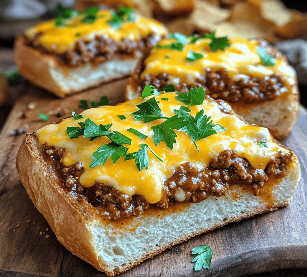 Garlic Bread Sloppy Joes take the beloved classic Sloppy Joe to a new level, infusing it with the irresistible flavors of garlic bread. This unique dish marries the savory, tangy profile of the traditional Sloppy Joe with the aromatic, buttery goodness of garlic bread, creating a meal that is not only delicious but also incredibly satisfying.