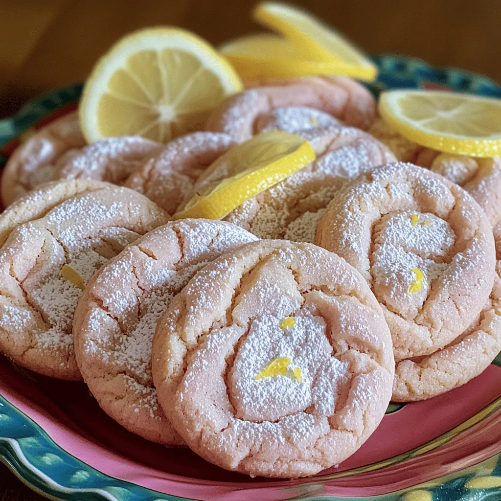 To bake pink lemonade cookies, you need a few basic ingredients. The main ones are butter, granulated sugar, and powdered sugar. You also need a large egg, lemon juice, and lemon zest. These give the cookies a bright and fresh flavor.