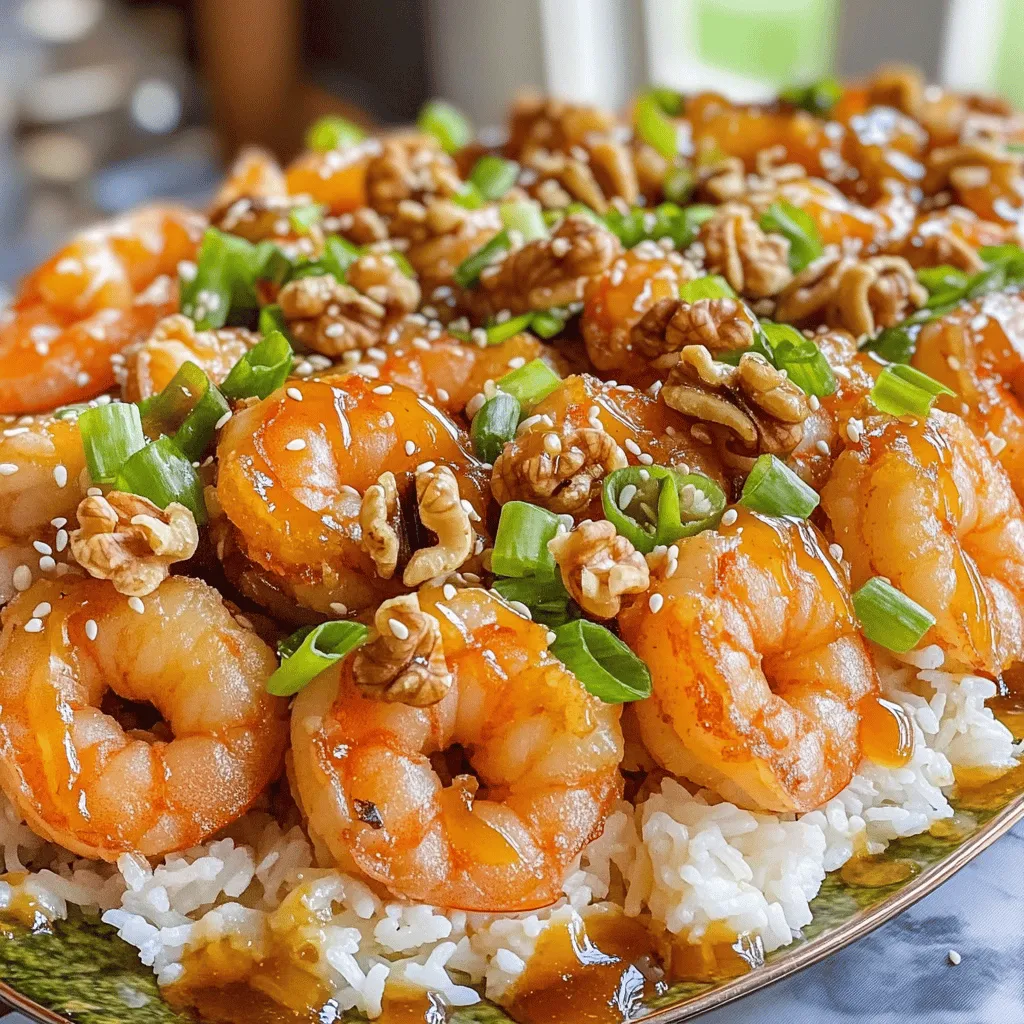 Honey walnut shrimp is a tasty dish packed with great flavors. The main ingredients are shrimp, walnuts, and a creamy sauce. Each part plays a key role in your dish’s taste and texture.