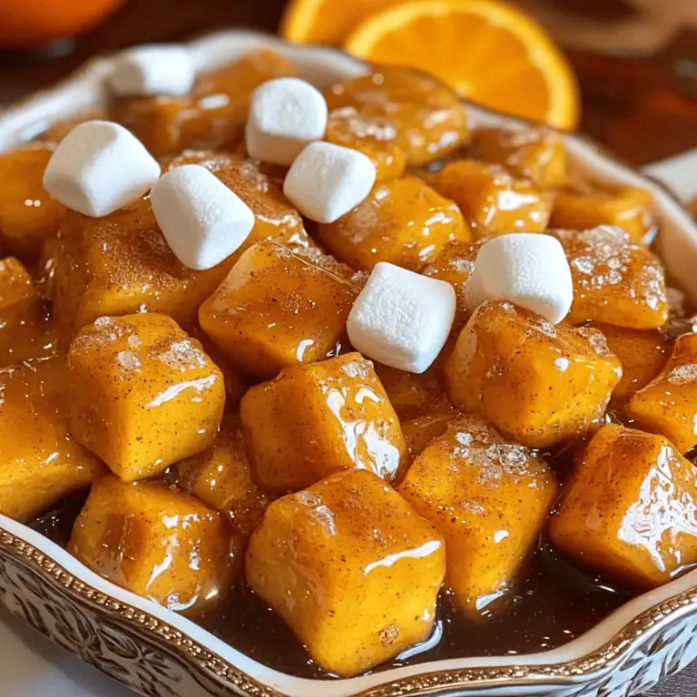 Candied yams are a beloved dish that transcends cultural boundaries, often gracing tables during holiday celebrations and family gatherings. This timeless recipe, which showcases the natural sweetness of yams—commonly known as sweet potatoes—has roots in African-American cuisine and has evolved over generations. The dish is a delightful combination of sweet and spicy flavors, making it a favorite among many. The rich, warm notes of brown sugar and spices blend harmoniously with the tender yams, creating a comforting side dish that pairs perfectly with savory mains.