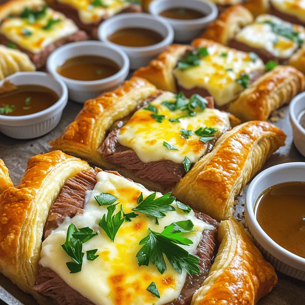 French dip squares are a tasty twist on a classic dish. They feature layers of roast beef, melted cheese, and flaky crescent dough. The blend of flavors creates comfort food everyone loves. These squares are perfect for families and gatherings.