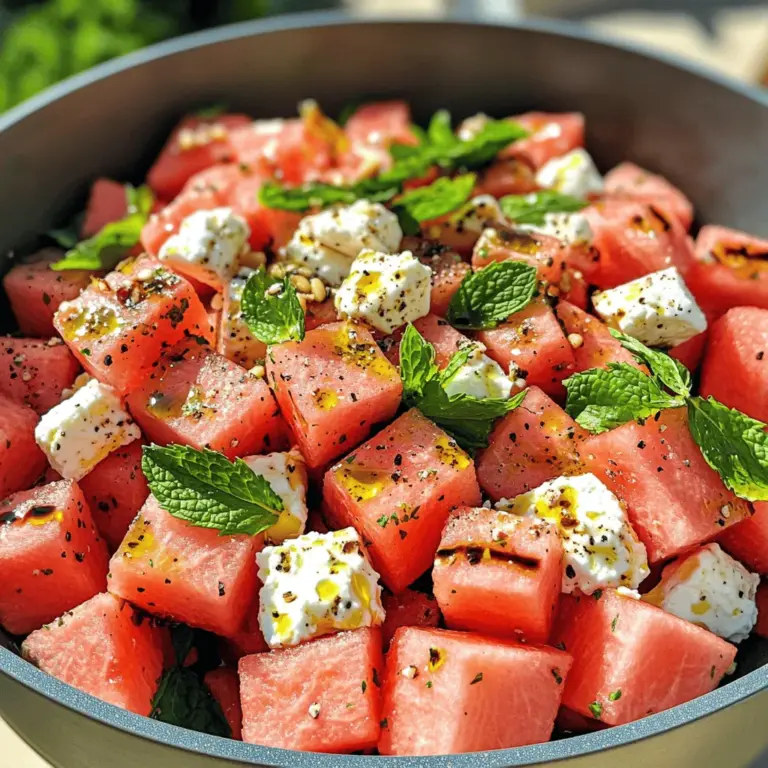 The best ingredients for watermelon salad make it fresh and tasty. A classic choice is watermelon and feta. The sweet watermelon pairs well with salty feta cheese. This combo adds flavor and texture to your dish.