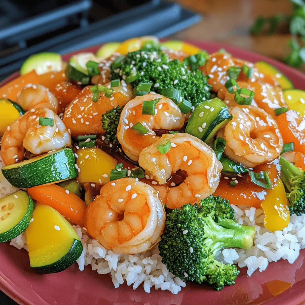 To make hibachi shrimp, you need fresh ingredients. Start with 1 lb of large shrimp. Choose shrimp that is peeled and deveined for easy cooking. Large shrimp give a nice bite and cook evenly.