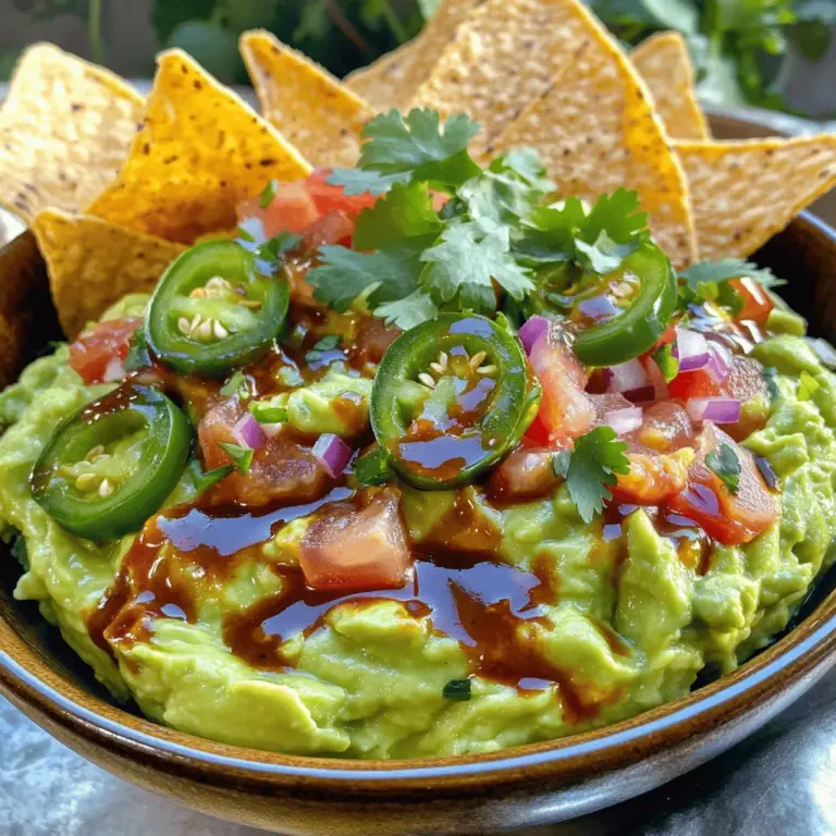 The base of guacamole is avocado. Use three ripe avocados for a creamy texture. The next step is to add flavor. Chopping one small red onion and two medium tomatoes adds crunch and sweetness. For heat, mix in one to two jalapeño peppers. Remove the seeds if you want less spice.