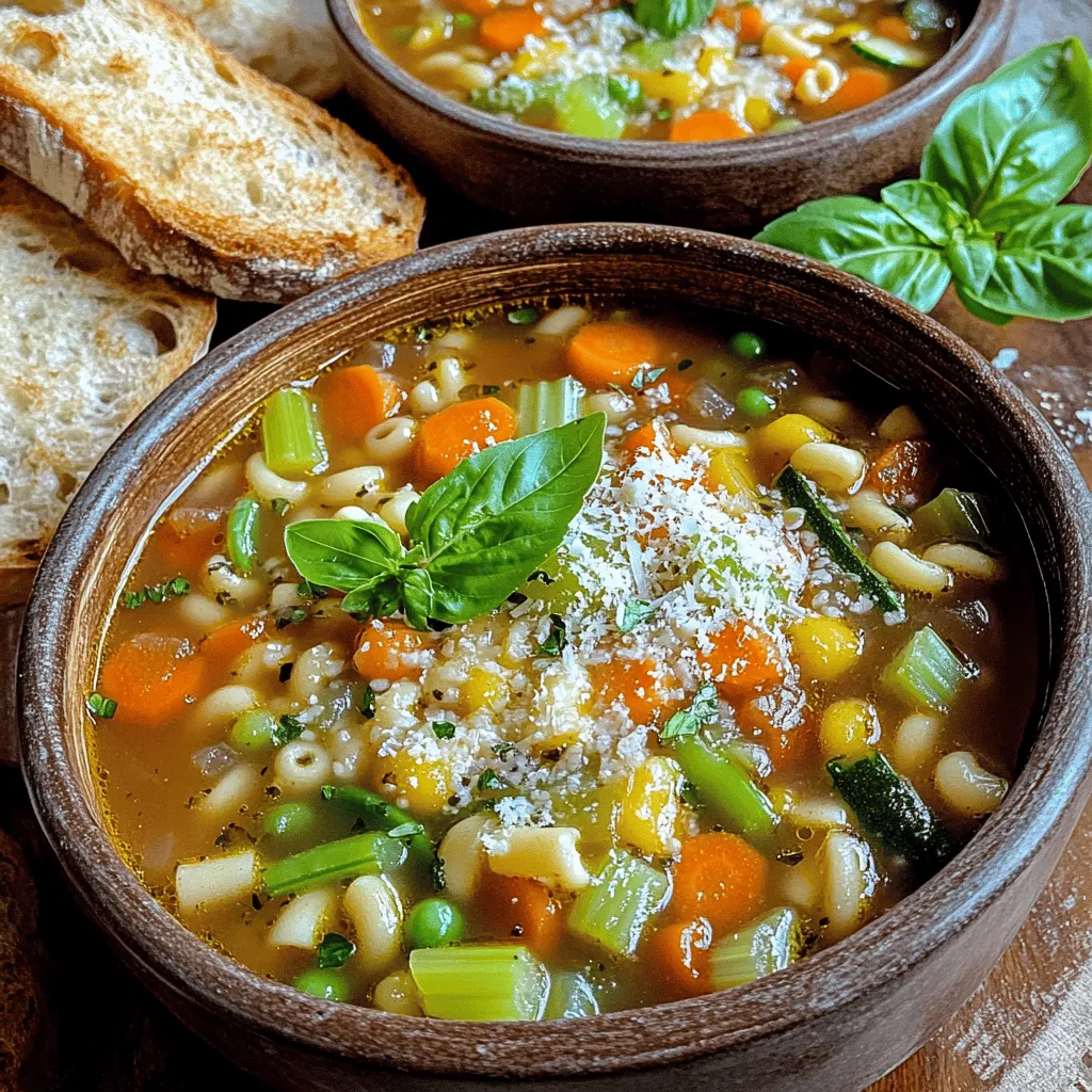 Minestrone soup is a mix of fresh veggies, beans, and pasta. To make a great soup, you need key ingredients.