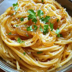 Caramelized Onion Pasta is a dish that marries the comforting flavors of slow-cooked onions with the satisfying texture of pasta. This culinary creation is a testament to the notion that simple ingredients can yield gourmet results. As food trends continue to shift towards home-cooked meals that exude sophistication without the fuss, this recipe shines brightly. It is perfect for weeknight dinners when time is limited or for special occasions when you want to impress your guests with minimal effort.