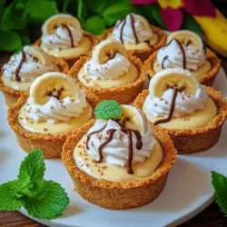 To make mini banana cream pies, you need simple and fresh ingredients. Let's break them down.