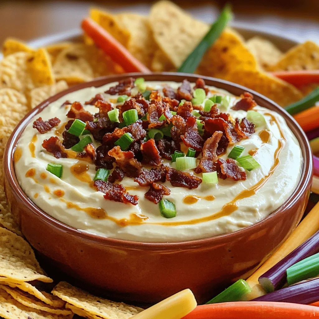 To make a delicious beef bacon cream cheese dip, you need a few key ingredients. The main star is cream cheese. It gives the dip its rich and creamy texture. Use 8 ounces of softened cream cheese for the best results.