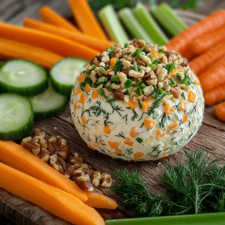 If you’re on the lookout for an irresistible appetizer that’s perfect for any occasion, look no further than the Cheesy Herb Garden Ball. This delightful cheese ball is not only visually appealing but also brimming with flavor, making it the ideal addition to your gatherings, parties, or even casual snacking sessions. With its creamy texture and zesty notes from fresh herbs, the Cheesy Herb Garden Ball is bound to be a hit among friends and family alike.