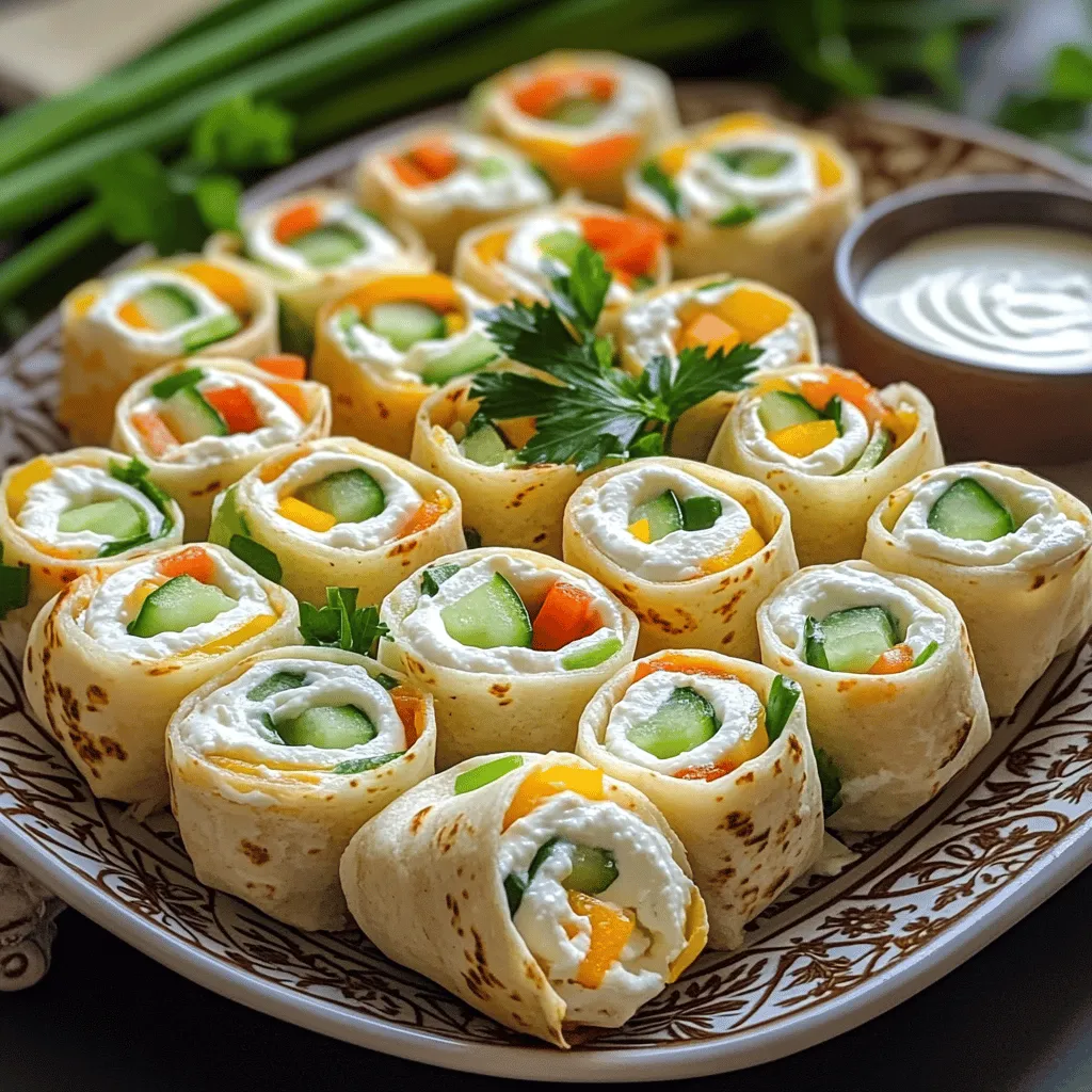 Cream cheese tortilla bites are fun snacks made with tortillas and cream cheese. They are rolled up with tasty fillings. This easy-to-make snack is perfect for parties or gatherings. You can whip them up in no time.