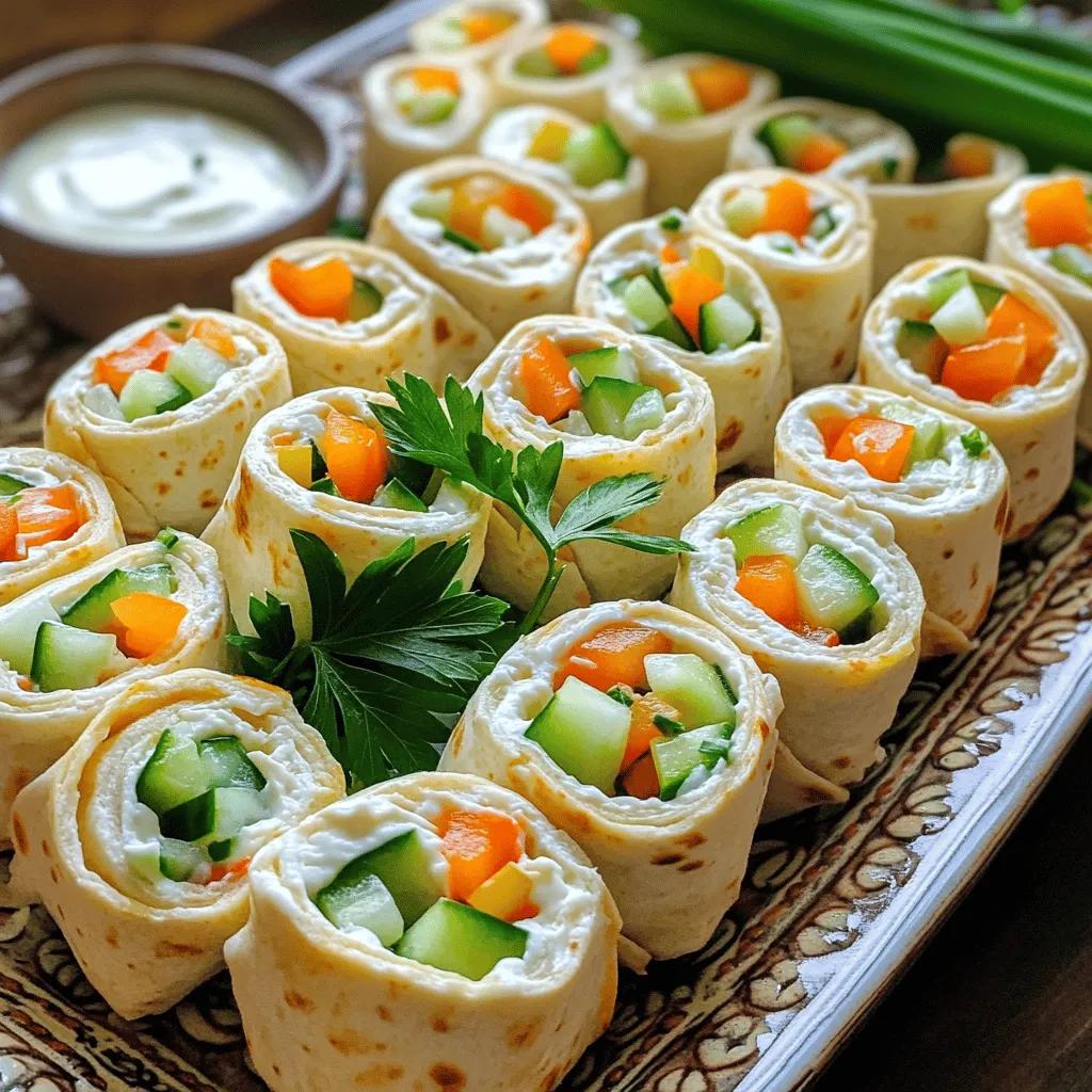 Cream cheese tortilla bites are fun snacks made with tortillas and cream cheese. They are rolled up with tasty fillings. This easy-to-make snack is perfect for parties or gatherings. You can whip them up in no time.