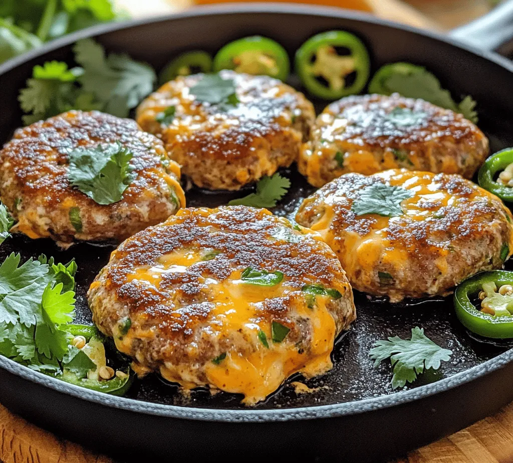 Explore the delightful world of homemade sausage with our Jalapeño Cheese Sausage Patties recipe. These flavorful patties combine the rich taste of ground pork and beef with the sharpness of cheddar cheese and the kick of fresh jalapeños. Perfect for breakfast, lunch, or dinner, they are versatile enough to fit into any meal. Whether you enjoy them on a bun, crumbled over a salad, or served alongside eggs, these patties are sure to satisfy your cravings.