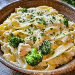 Welcome to the world of comforting, flavorful meals, where the fusion of ingredients creates a dish that is not only satisfying but also nutritious. The Chicken & Broccoli Alfredo Fiesta is an exemplary recipe that encapsulates everything we love about home-cooked food. This dish combines tender, juicy chicken with vibrant broccoli, all enveloped in a rich, creamy Alfredo sauce that invites you to indulge. Whether you're preparing a cozy family dinner or hosting a gathering with friends, this dish is sure to be a crowd-pleaser.