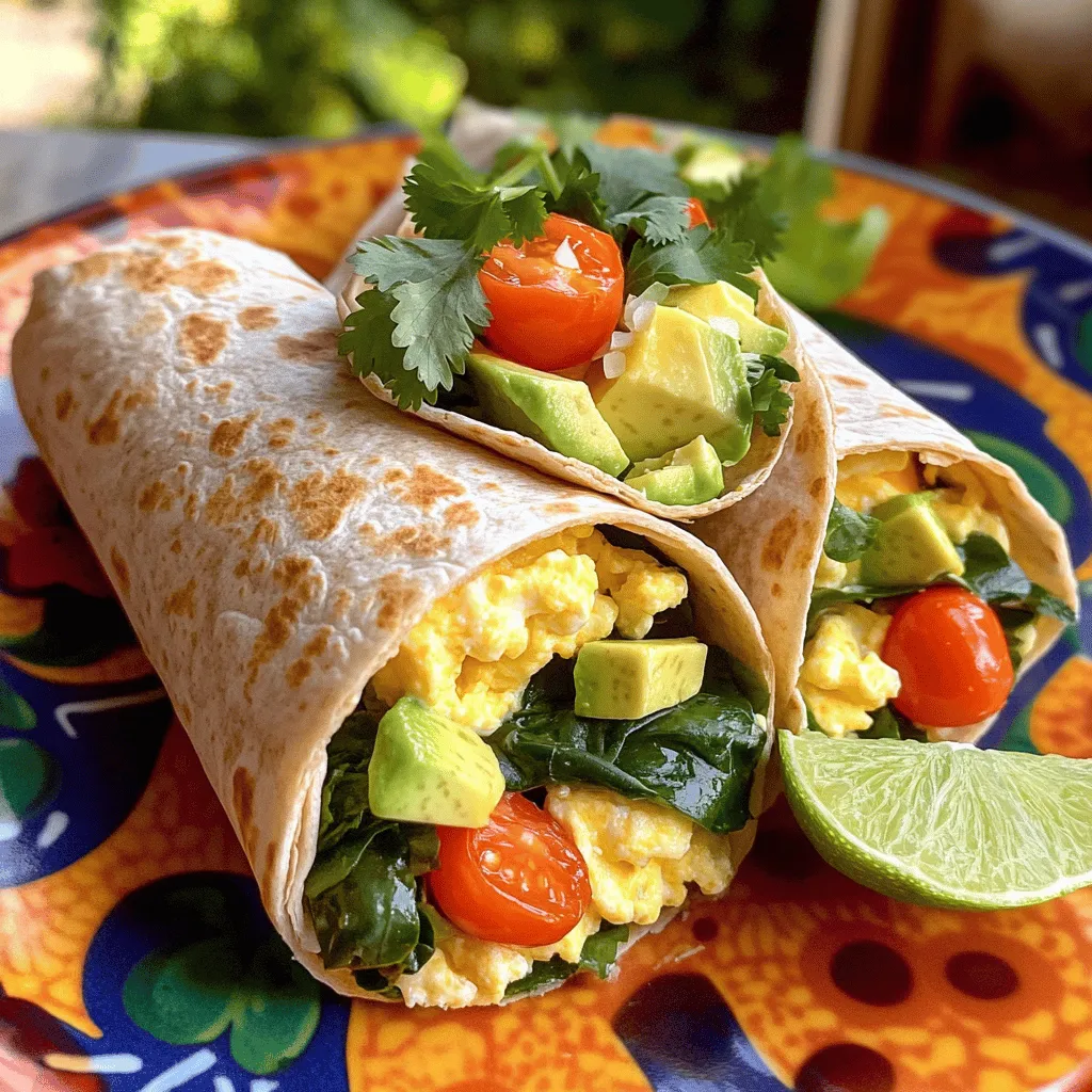 To create a tasty and healthy breakfast burrito, you need the best ingredients for breakfast burrito. Start with whole wheat tortillas. They offer fiber and nutrients. I suggest using four of them for this recipe.