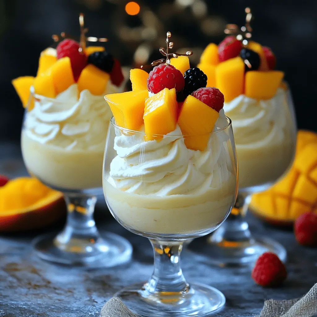 To make a great coconut mousse, you need a few essential ingredients. First, coconut cream is key. Use one can, chilled overnight. This gives you a rich, creamy texture. Next, you will need powdered sugar. Adjust the amount to fit your taste. You can also add a teaspoon of pure vanilla extract for flavor.