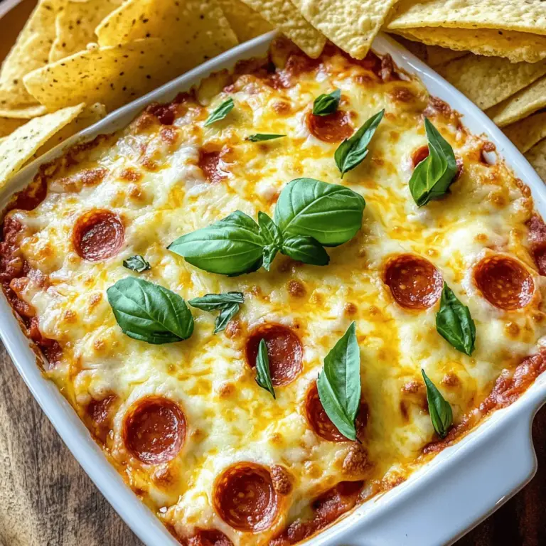 In the realm of party appetizers, few dishes can rival the allure of cheesy pizza dip. This delightful concoction seamlessly blends the beloved flavors of pizza into a creamy, shareable format that has become a staple at gatherings of all kinds. Whether you’re hosting a game night, attending a potluck, or simply craving a cozy evening with friends, cheesy pizza dip offers a warm embrace of comfort food that appeals to all ages.