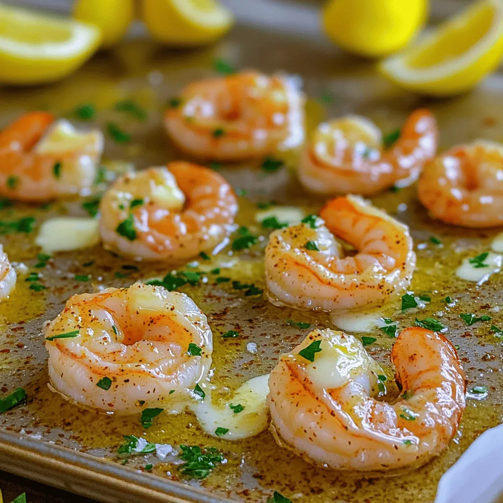 Oven baked shrimp recipes are quick and easy. One of my favorite dishes is garlic butter shrimp. Why? The mix of garlic and butter makes it rich and tasty. This dish is a hit at dinners. You can find the full recipe for this dish below.