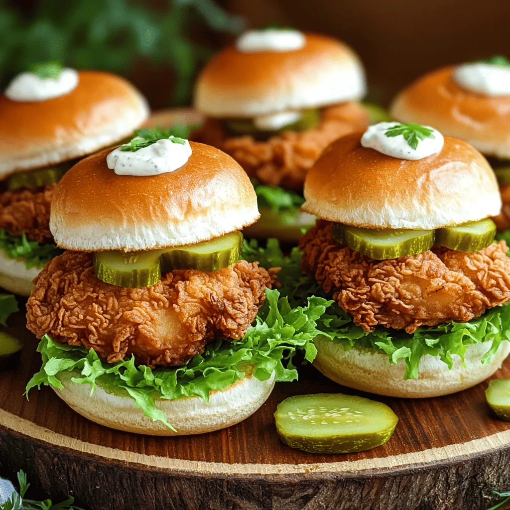 Fried chicken sliders are a tasty treat. To make them, you need a few key ingredients. Here’s a list of fried chicken slider ingredients that make these sliders shine.