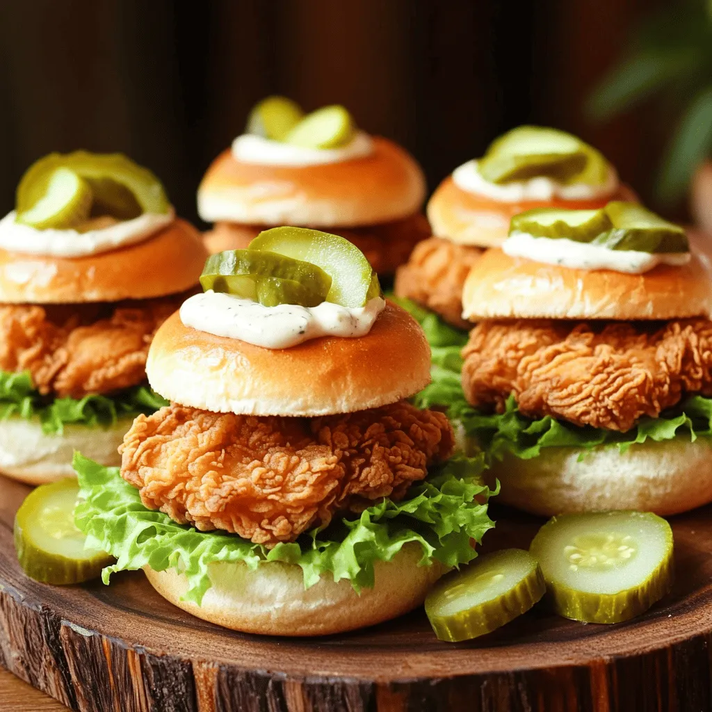 Fried chicken sliders are a tasty treat. To make them, you need a few key ingredients. Here’s a list of fried chicken slider ingredients that make these sliders shine.