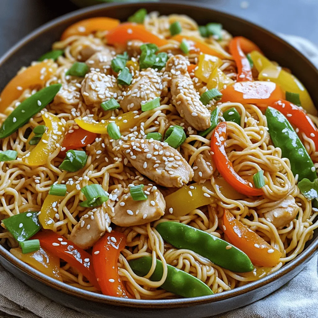 Chicken Lo Mein is a beloved dish that embodies the rich flavors and traditions of Asian cuisine. Originating from China, Lo Mein has become a staple in Chinese restaurants across the globe and is cherished by many for its comforting nature and satisfying taste. This dish features tender noodles stir-fried with a medley of vegetables and protein, primarily chicken, coated in a savory sauce that brings everything together. Whether you're enjoying a casual weeknight dinner or hosting a festive gathering, Chicken Lo Mein is the perfect choice that suits any occasion.