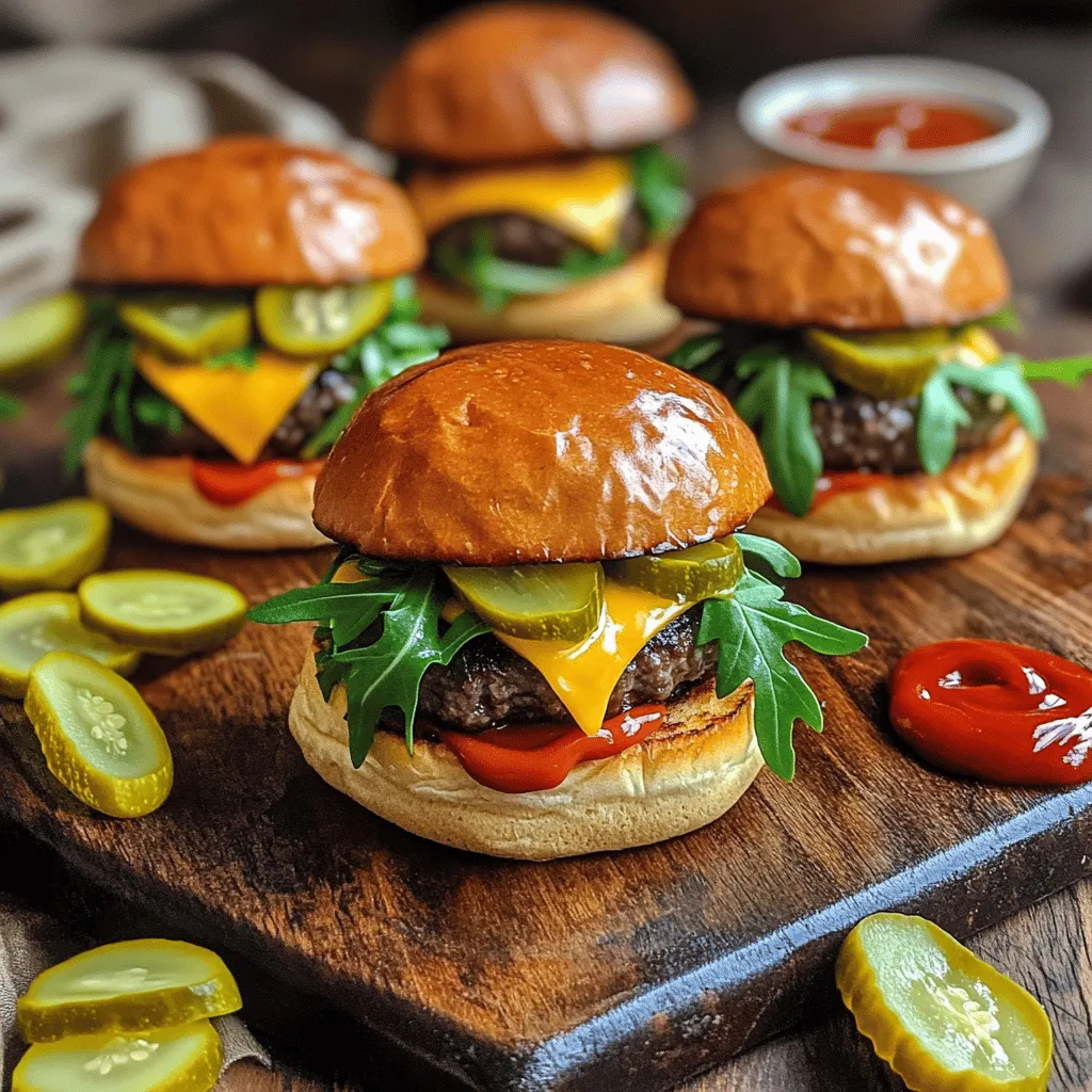 Mini cheeseburger sliders are tiny burgers packed with big flavor. They are great for parties, game days, or any gathering. Their small size makes them easy to eat and share. You can enjoy a bite without feeling too full. Many people like them because they can mix and match toppings and flavors.