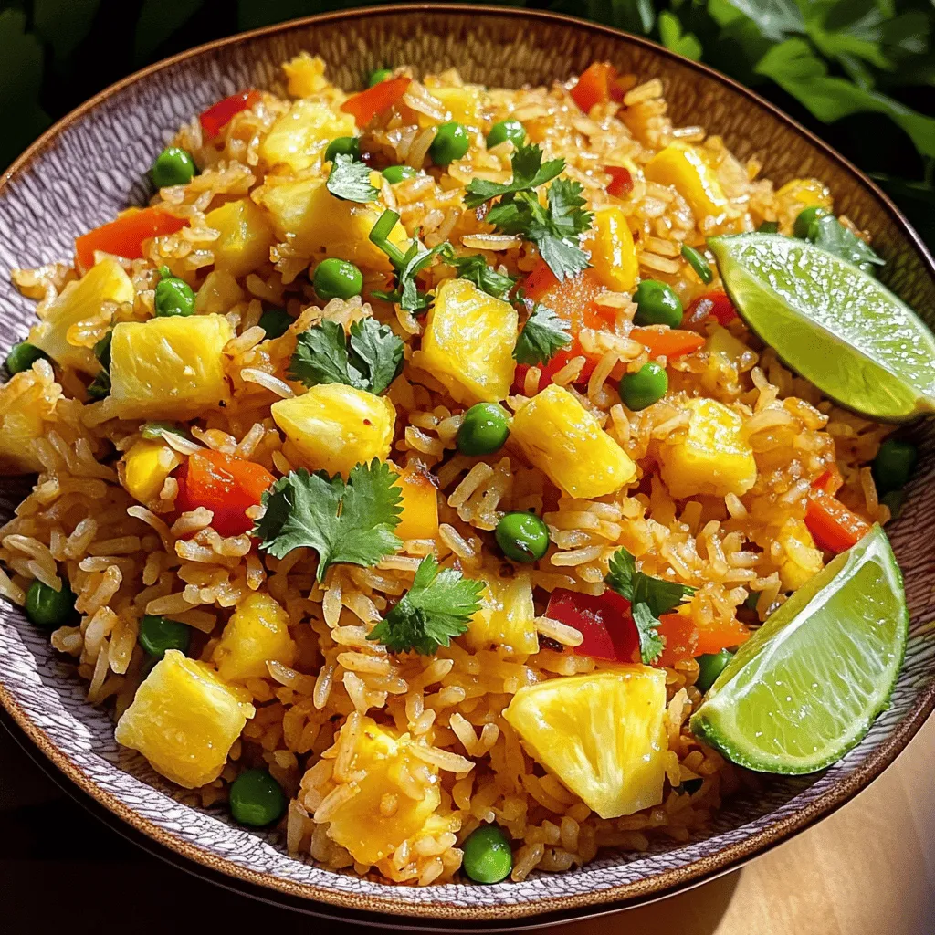 Fried rice is a simple dish, but it needs the right ingredients. The main item is rice. Day-old jasmine rice works best. It is dry and fluffy. Fresh rice can be too sticky. You will also need some vegetables. Common choices include peas, carrots, and bell peppers.