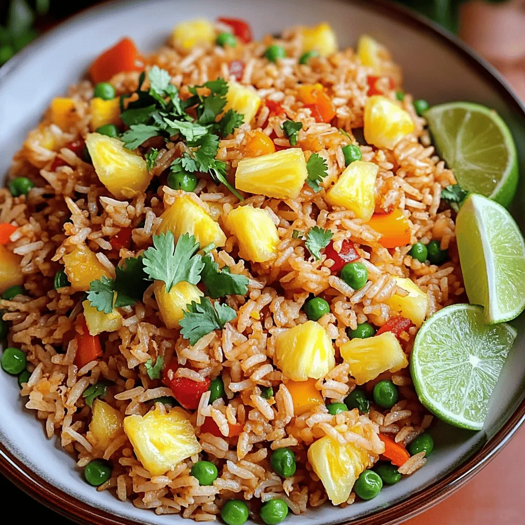 Fried rice is a simple dish, but it needs the right ingredients. The main item is rice. Day-old jasmine rice works best. It is dry and fluffy. Fresh rice can be too sticky. You will also need some vegetables. Common choices include peas, carrots, and bell peppers.