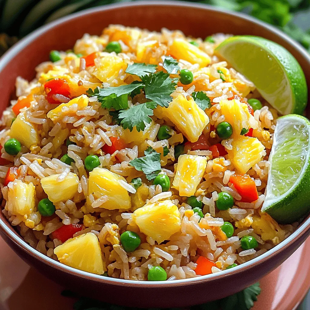 Fried rice is a simple dish, but it needs the right ingredients. The main item is rice. Day-old jasmine rice works best. It is dry and fluffy. Fresh rice can be too sticky. You will also need some vegetables. Common choices include peas, carrots, and bell peppers.