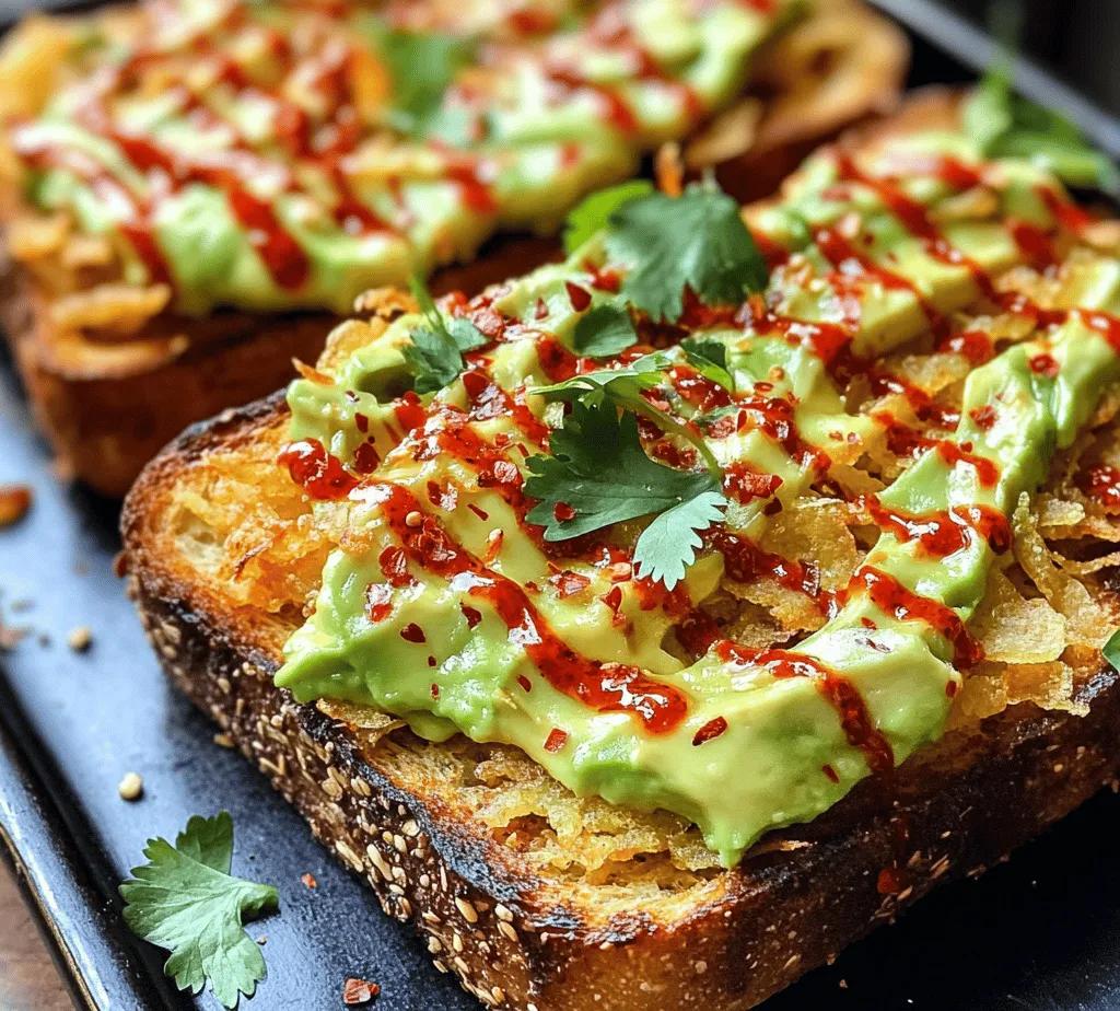 To create the perfect Chili Oil Avocado Hash Brown Toast, it’s essential to understand the role each ingredient plays. From the base of crispy potatoes to the creamy avocado and the aromatic chili oil, each component contributes to the dish's overall flavor and texture.